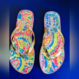 Lilly Pulitzer Flip Flops size 7/8